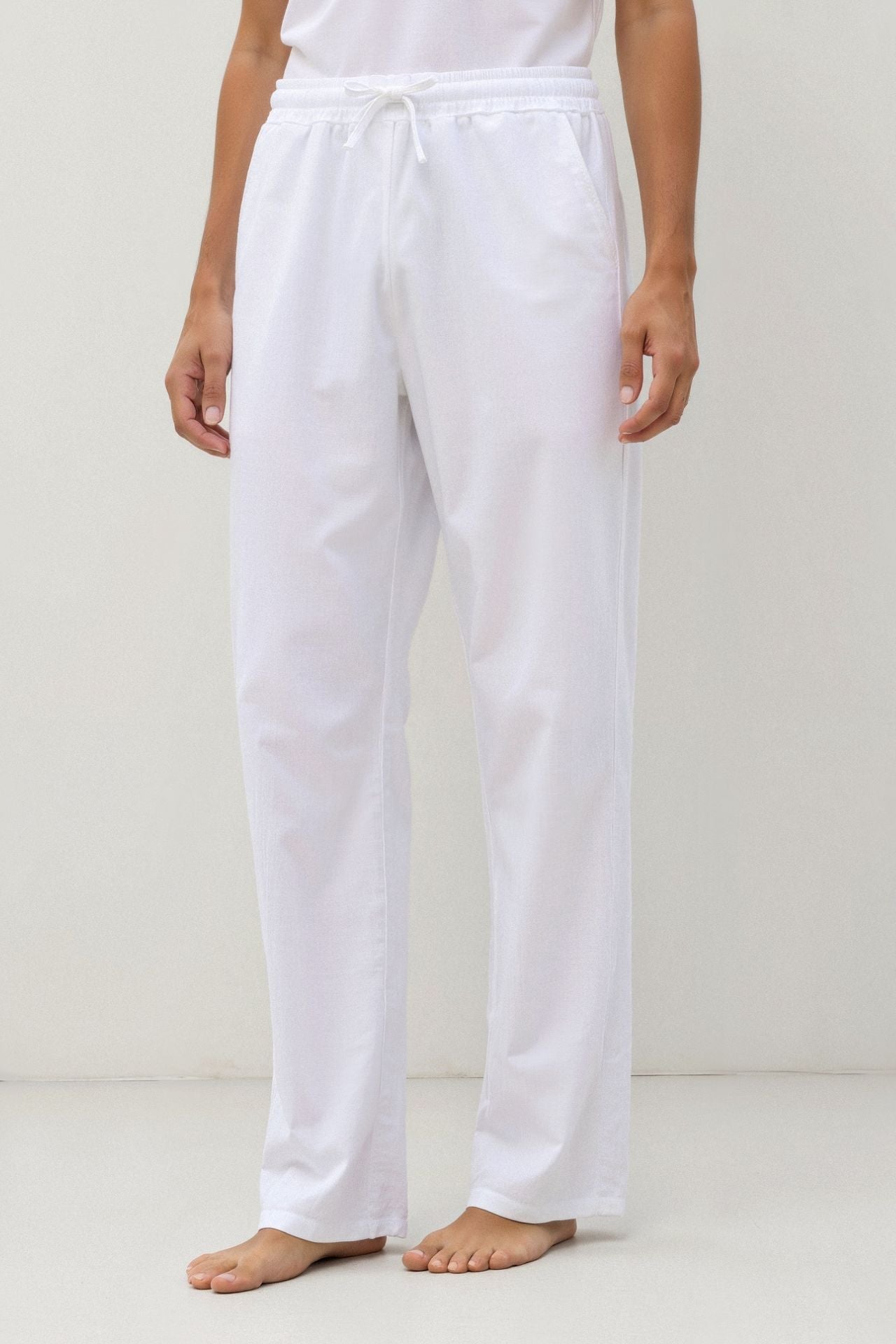 ASHBURY – LINEN BLEND LOUNGE TROUSERS