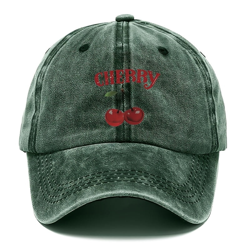 LORNA – CHERRY TWILL CAP