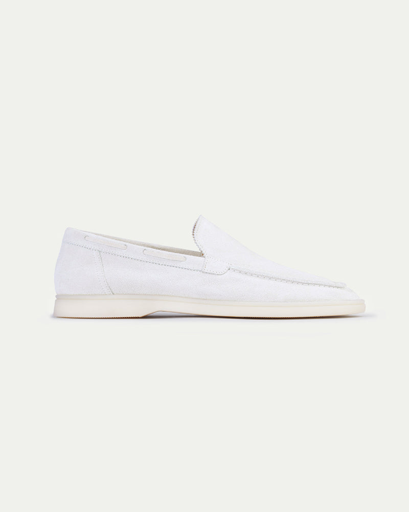 Hampton Yacht Loafers in White