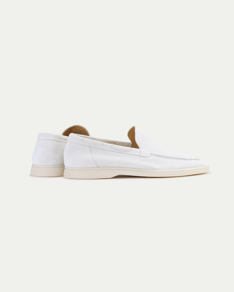 Hampton Yacht Loafers in White