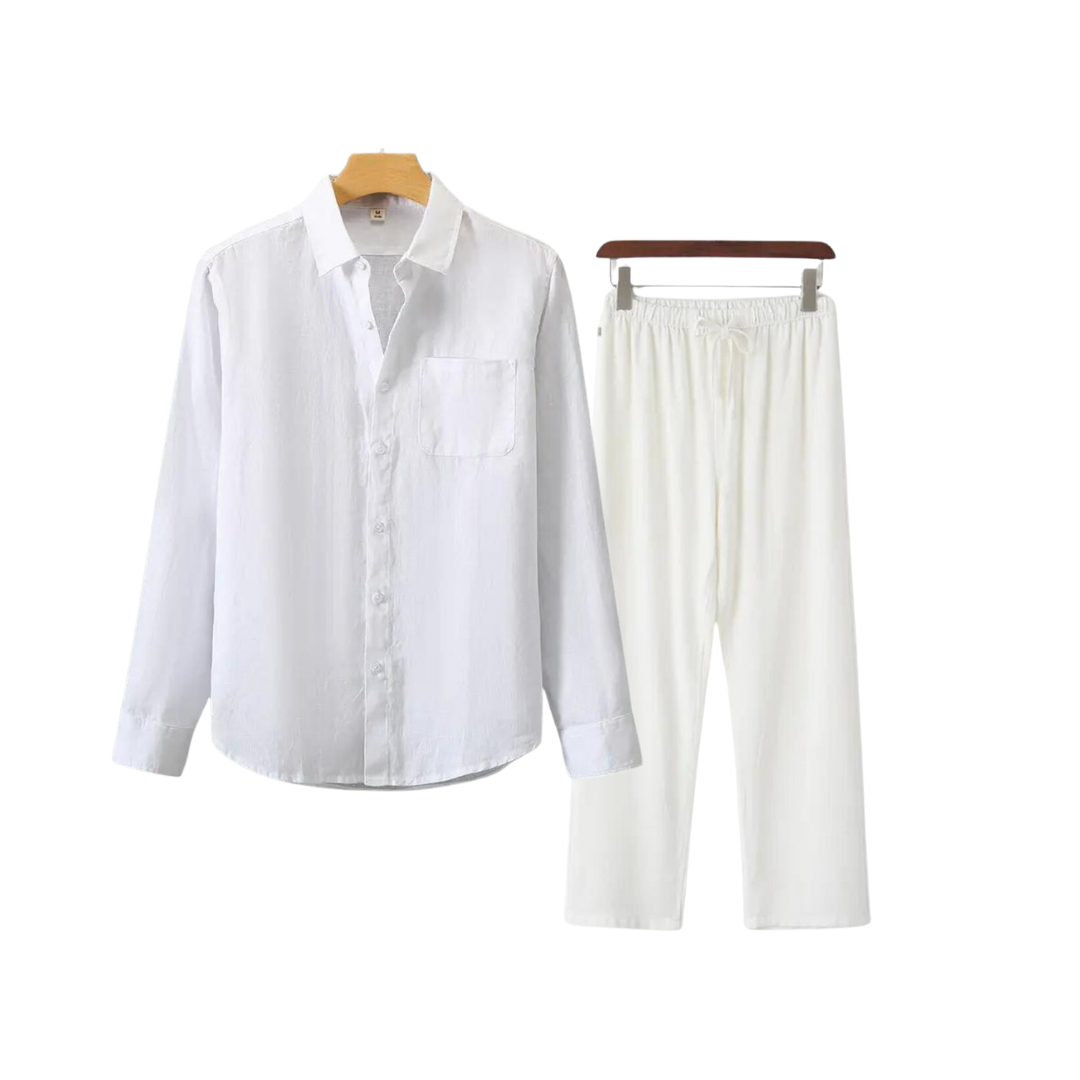 WEXFORD – LINEN LONG-SLEEVED SET