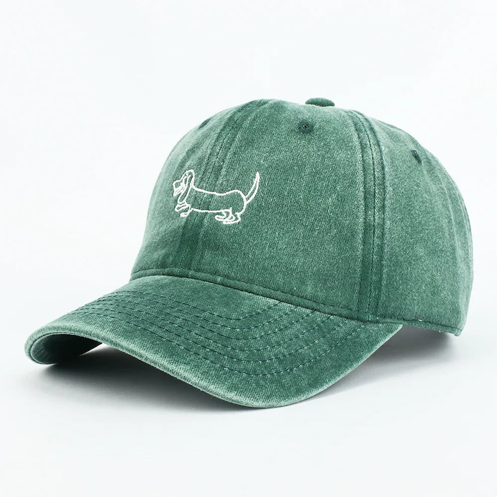 DACHSHADOW – RETRO DOG EMBROIDERED CAP