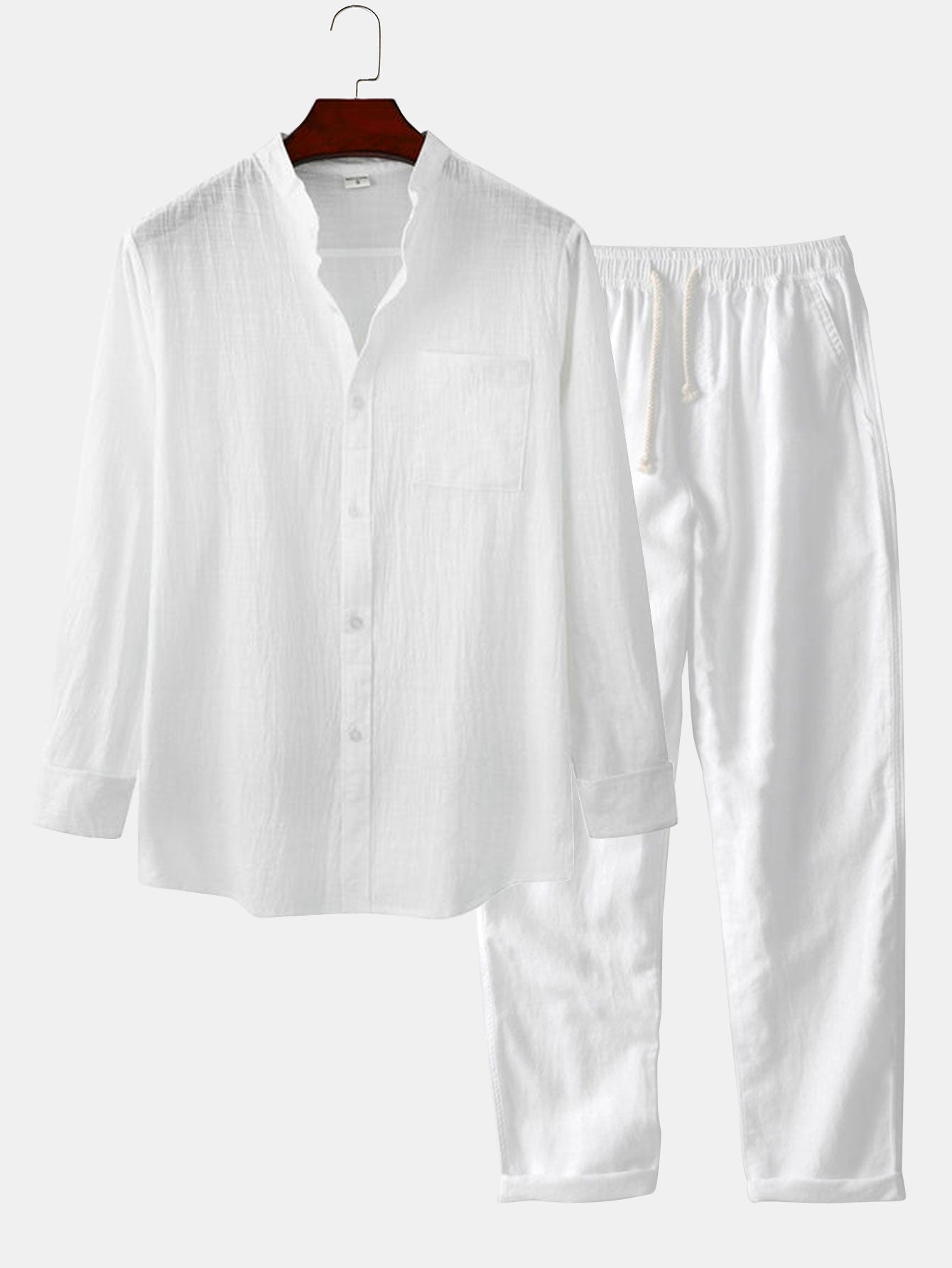 THE BEXFORD – LONG-SLEEVED LINEN SET
