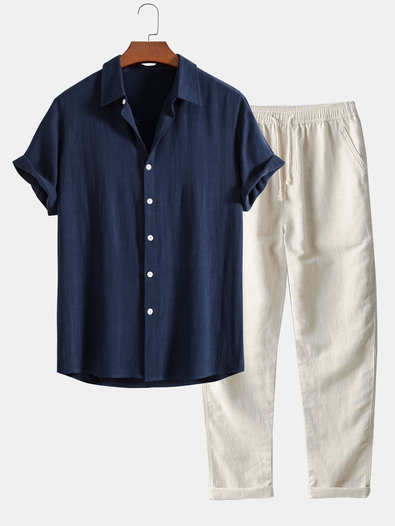 EDGECOMBE – REFINED SHORT-SLEEVED SET