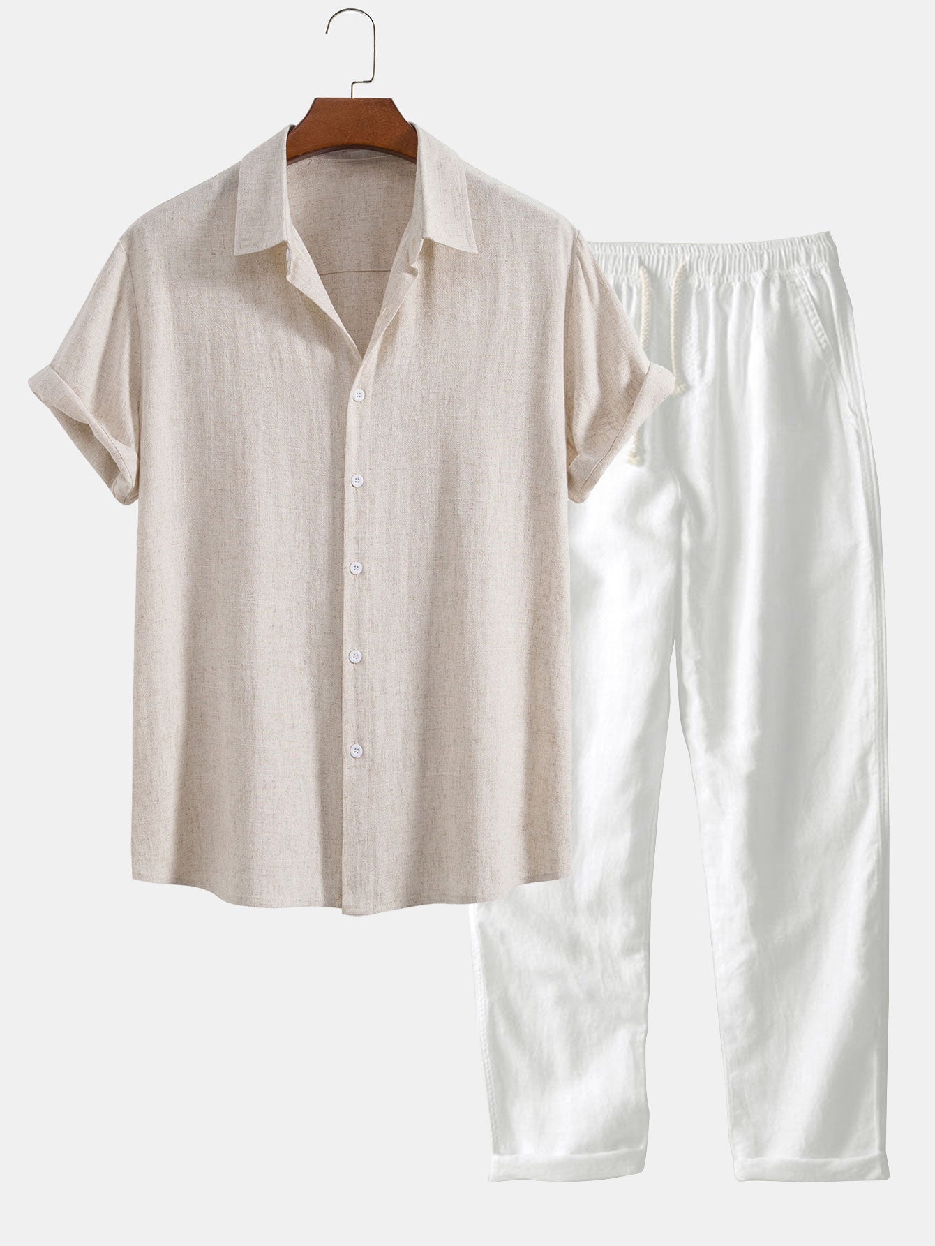 EDGECOMBE – REFINED SHORT-SLEEVED SET