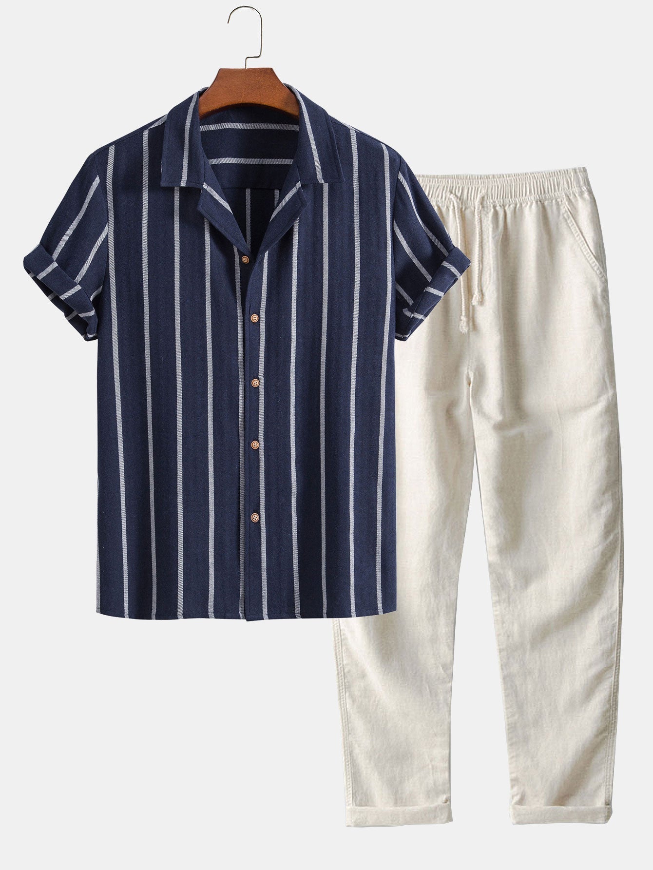 THE WEXLEY – PINSTRIPE SUMMER SET