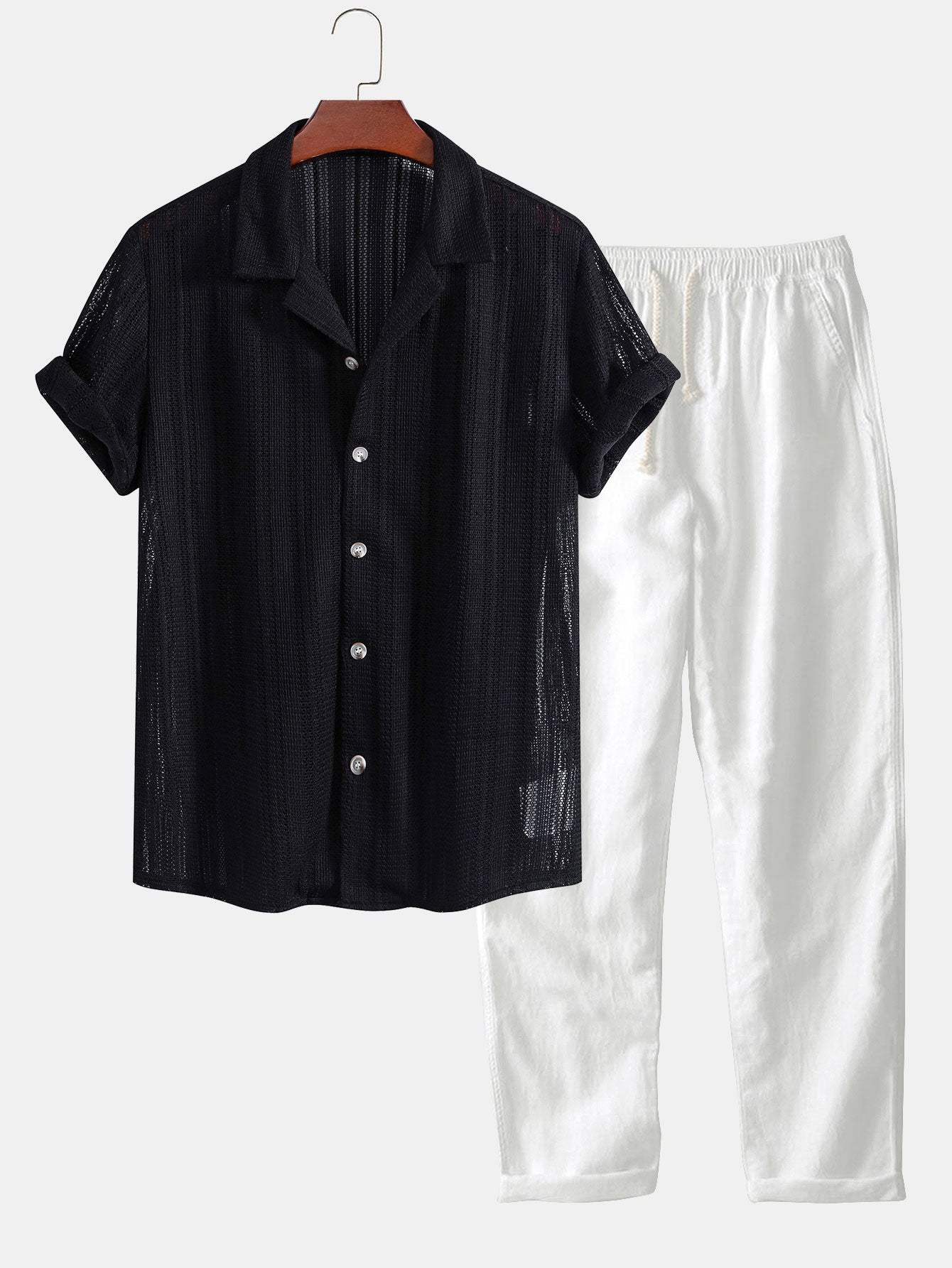 THE MARLBOROUGH – RELAXED PINSTRIPE SET