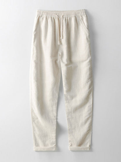RAVENSBY – STRIPED LINEN SET