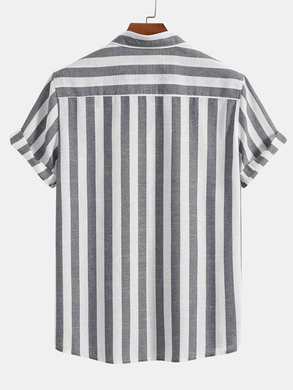 RAVENSBY – STRIPED LINEN SET