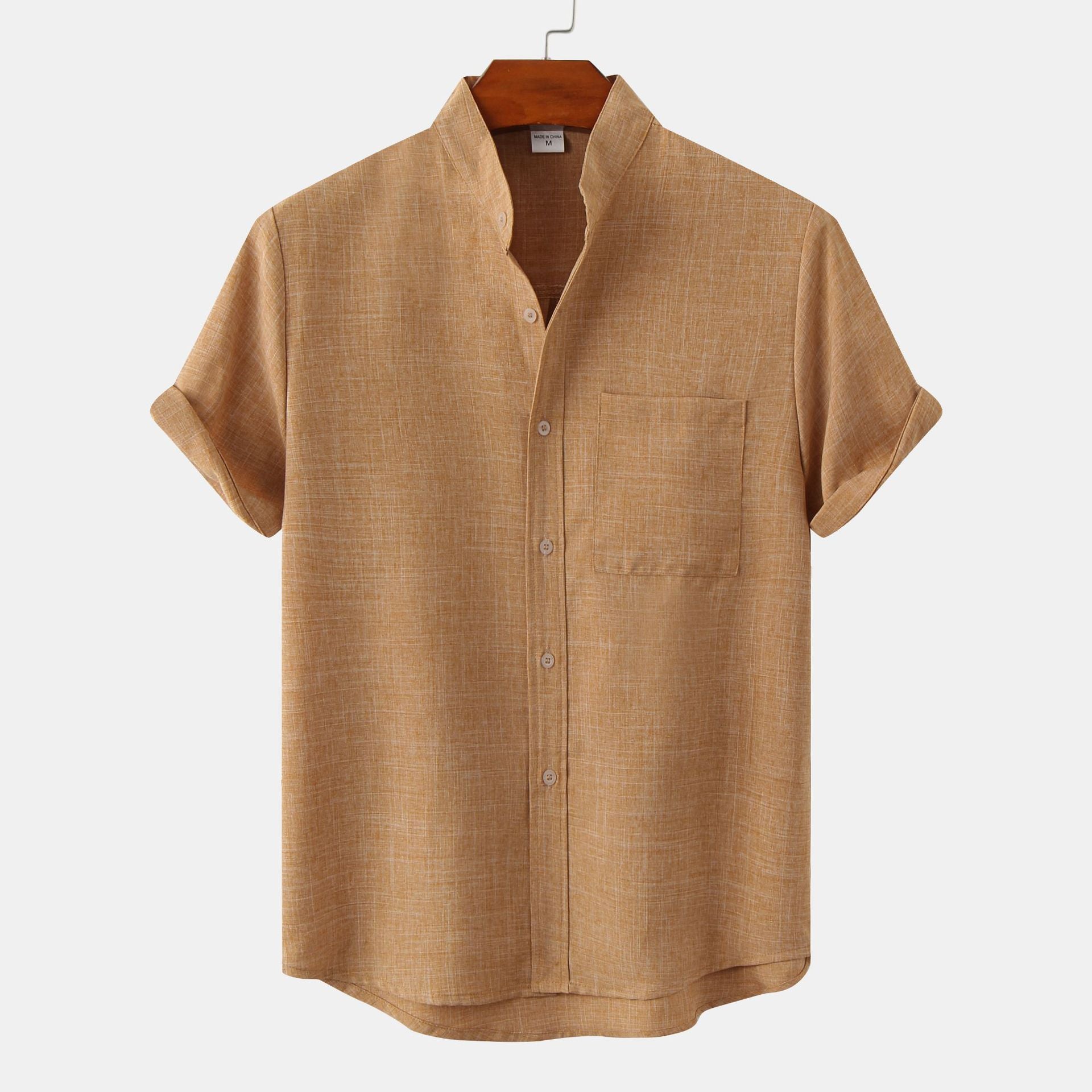 DARROW – MANDARIN COLLAR SHIRT