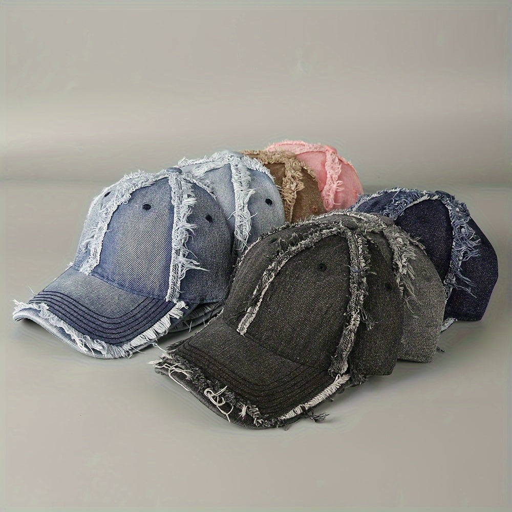 REDFORD – DISTRESSED DENIM CAP