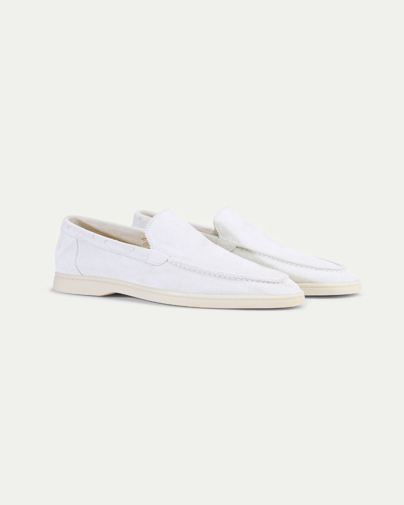 Hampton Yacht Loafers in White