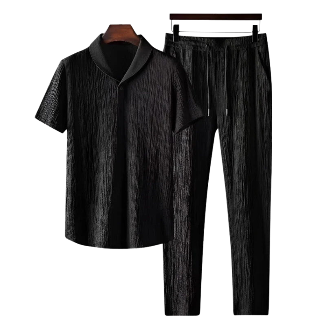 THE BRAMPTON – COTTON POLO AND PANTALON SET