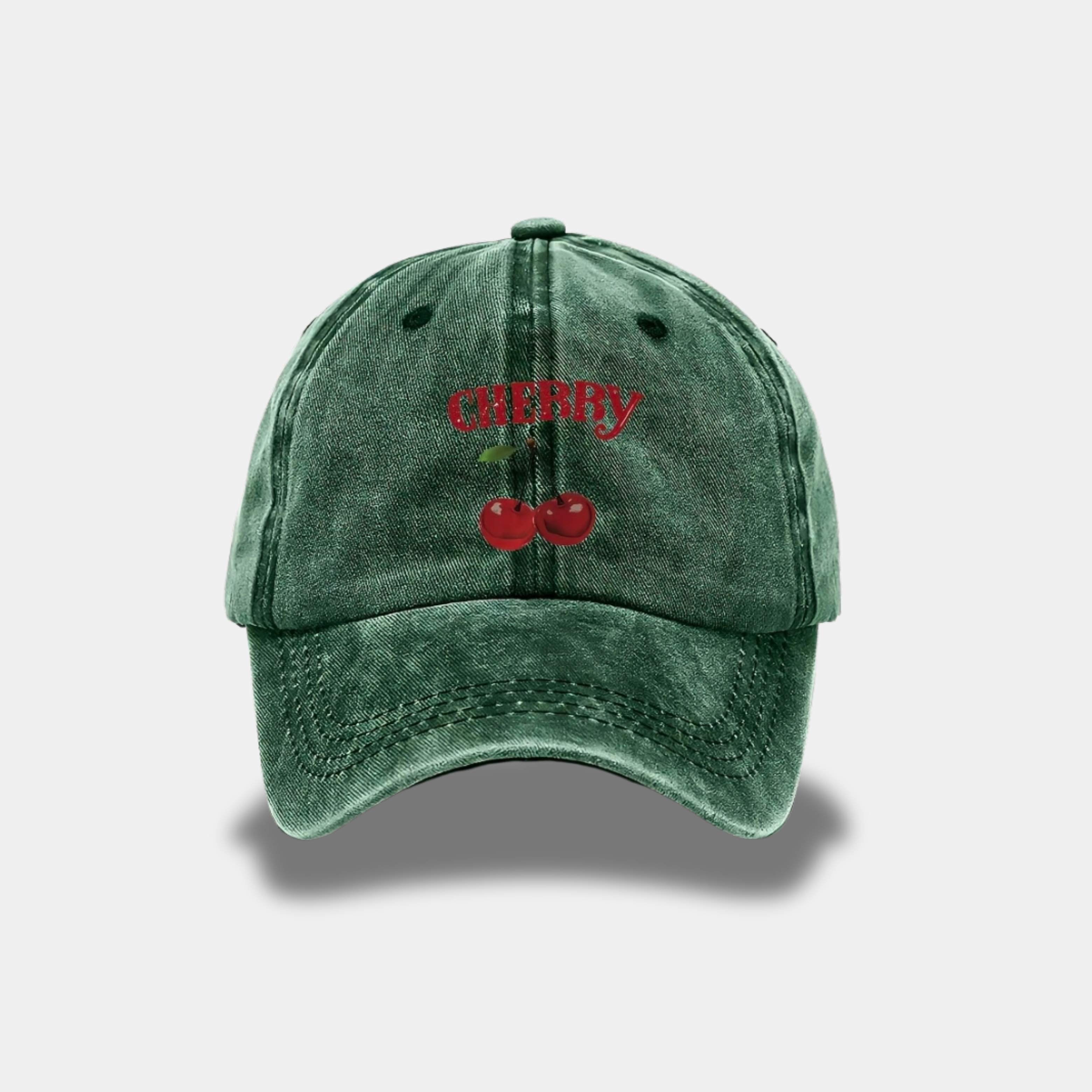 LORNA – CHERRY TWILL CAP