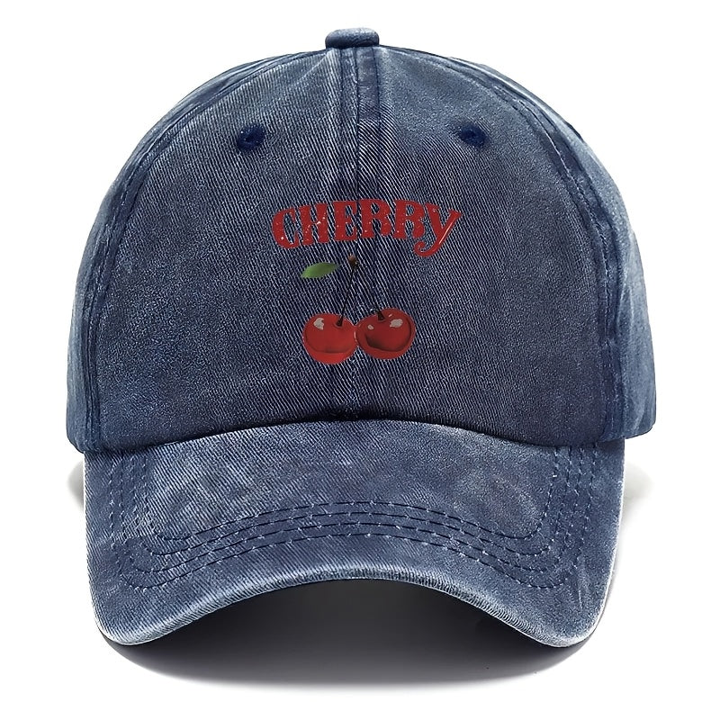 LORNA – CHERRY TWILL CAP