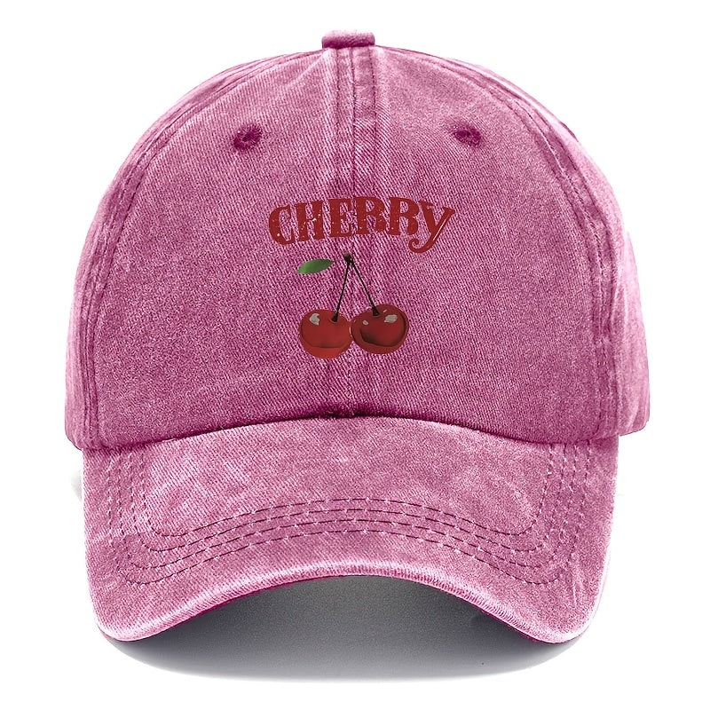 LORNA – CHERRY TWILL CAP