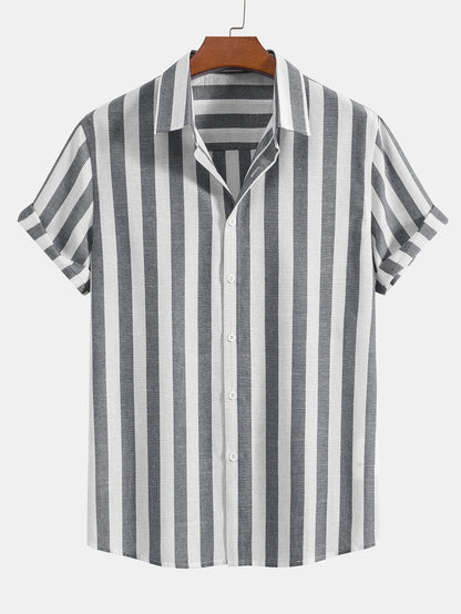 RAVENSBY – STRIPED LINEN SET